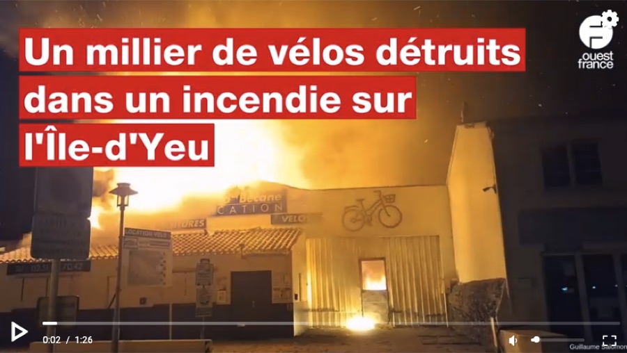 Incendie sur l'île d'Yeu : le chantier repris par CoCREATA